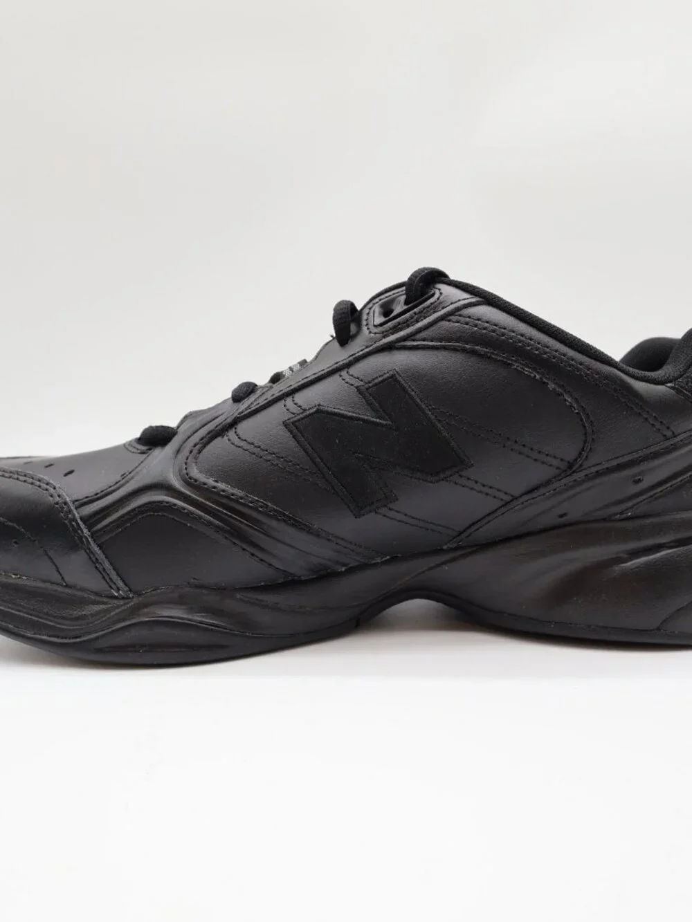 New Balance 624 Men's 10 2E Black Leather Training Shoes MX624AB2